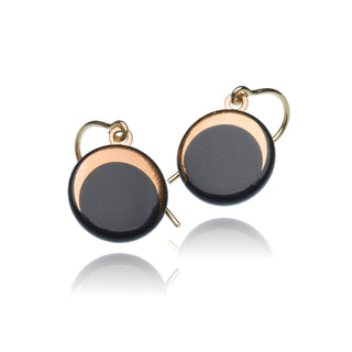 Earrings Luna Gold & Black