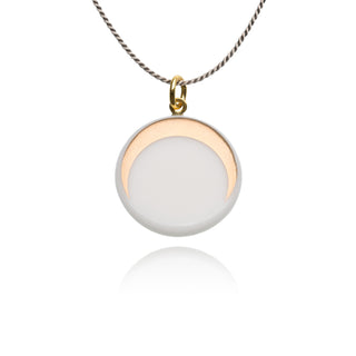 Necklace Luna Gold & White