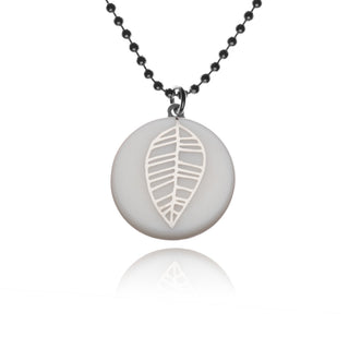 Necklace Flower of Life Gold & Mint