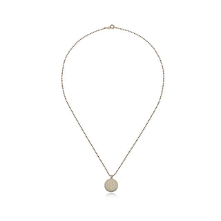 Collier Fleur de Vie Or & Menthe