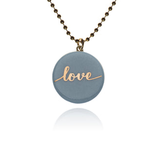 Necklace Umbel Gold & Turquoise