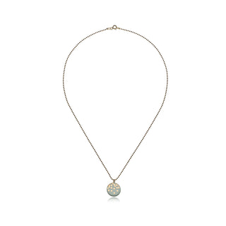 Collier Gold Rain Or & Menthe