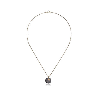 Kette Pusteblume Gold & Schwarz