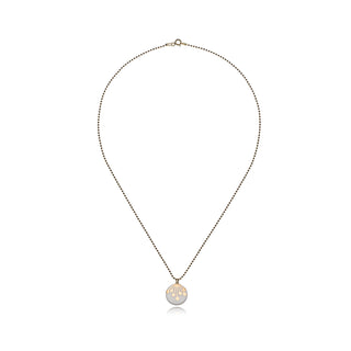Necklace Umbel Gold & White