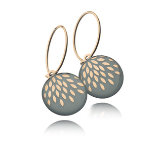 Ohrringe Zaubertropfen Gold & Salbei