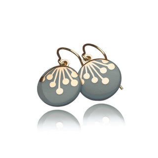 Ohrringe Dolde Gold & Salbei