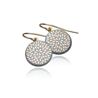 Boucles d'oreilles gouttes or & turquoise