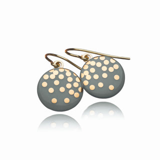 Boucles d'oreilles Gold Rain Or & Blanc