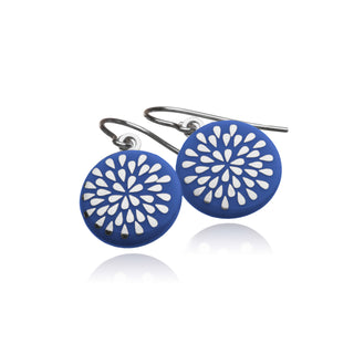Earrings Umbel Gold & White