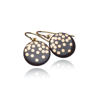 Earrings Goldrain Gold & Black