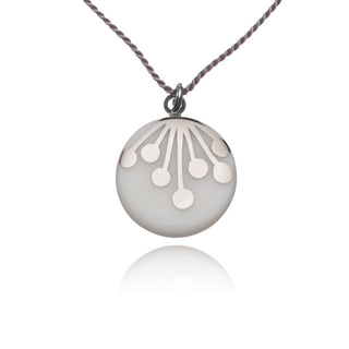 Necklace Umbel Gold & White