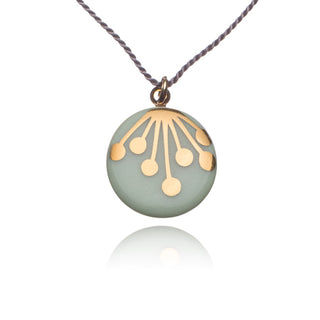 Necklace Umbel Gold & White