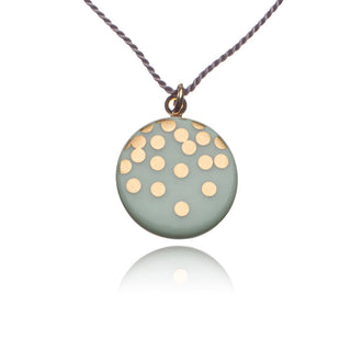 Collier Gold Rain Or & Menthe