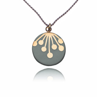 Necklace Umbel Gold & White