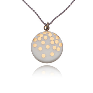 Kette Goldregen Gold & Weiß