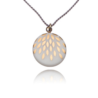 Necklace Magic Drops Gold & White