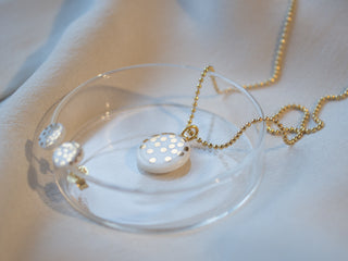 Kette Goldregen Gold & Weiß