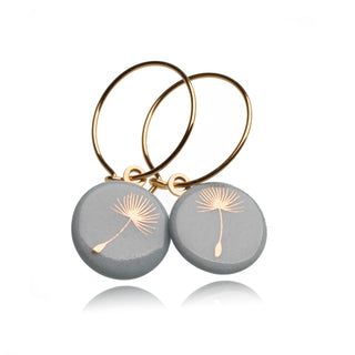 Dandelion Earrings Gold & Turquoise