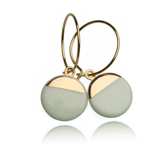 Boucles d'oreilles Sunrise Or & Menthe