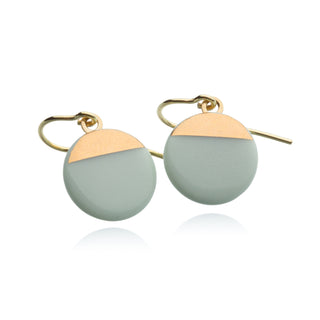 Boucles d'oreilles Sunrise Or & Menthe