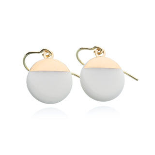 Earrings Sunrise Gold & White