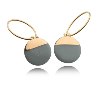 Boucles d'oreilles Sunrise Doré & Blanc