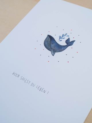 Postcard "Whale"