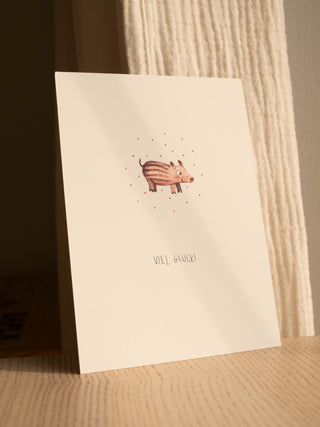 Carte postale "Partysaurus"