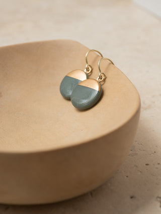 Boucles d'oreilles Sunrise Doré & Blanc
