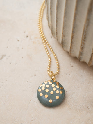 Collier Gold Rain Or & Blanc