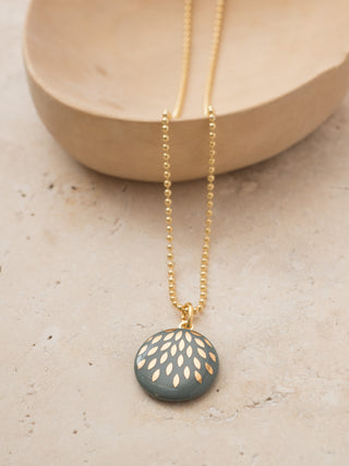 Chaîne magique gouttes or & blanc