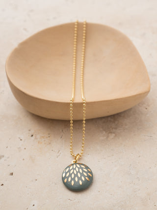 Chaîne magique gouttes or & blanc