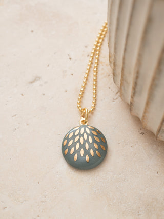 Chaîne magique gouttes or & blanc