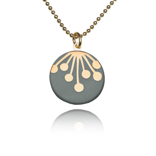 Necklace Umbel Gold & White