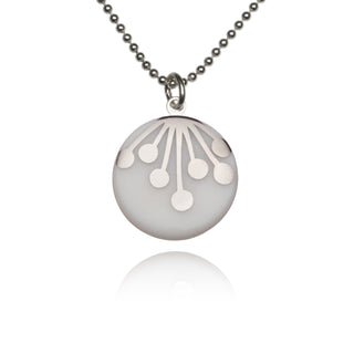 Necklace Umbel Gold & White