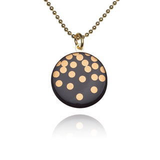 Gold Rain Necklace Gold & Black