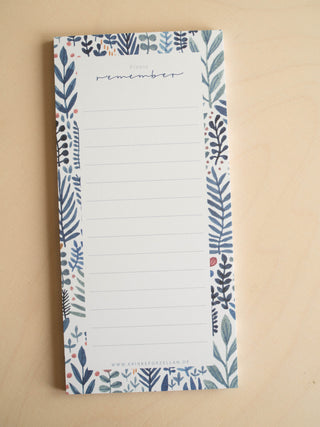 Notizblock "bleu marine"