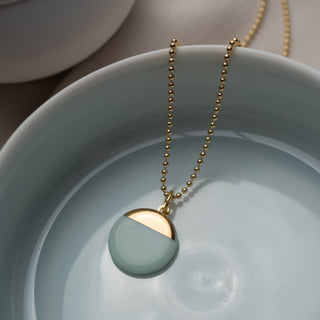 Collier Sunrise Or & Menthe