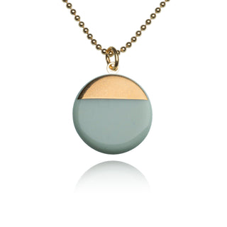 Collier Sunrise Or & Menthe