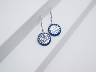 Earrings Umbel Gold & White