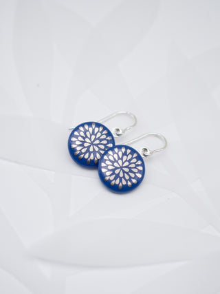 Earrings Umbel Gold & White