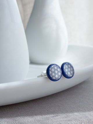 Earrings Umbel Gold & Mint