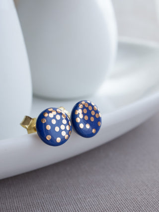 Gold Rain Earrings Gold & Mint