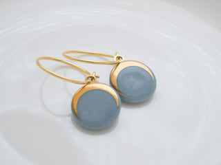 Earrings Luna Gold &amp; Turquoise