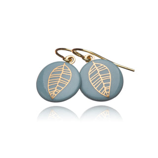 Earrings Umbel Gold &amp; Turquoise