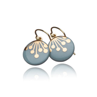 Earrings Umbel Gold &amp; Turquoise