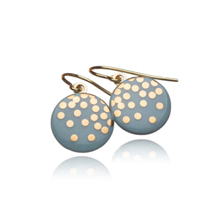 Boucles d'oreilles Gold Rain Or &amp; Turquoise