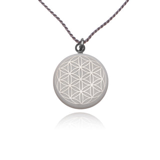 Necklace Flower of Life Gold &amp; Mint