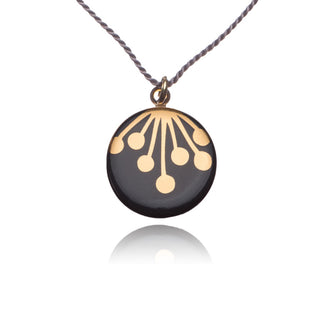 Necklace Umbel Gold &amp; Black