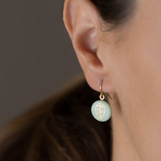 Earrings Fiori Gold &amp; Mint